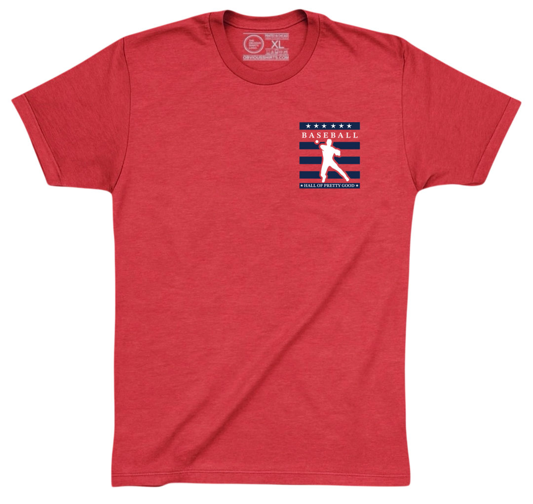 HALL OF PRETTY GOOD. (POCKET LOGO)