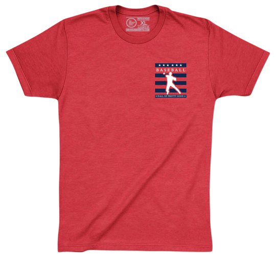 HALL OF PRETTY GOOD. (POCKET LOGO)