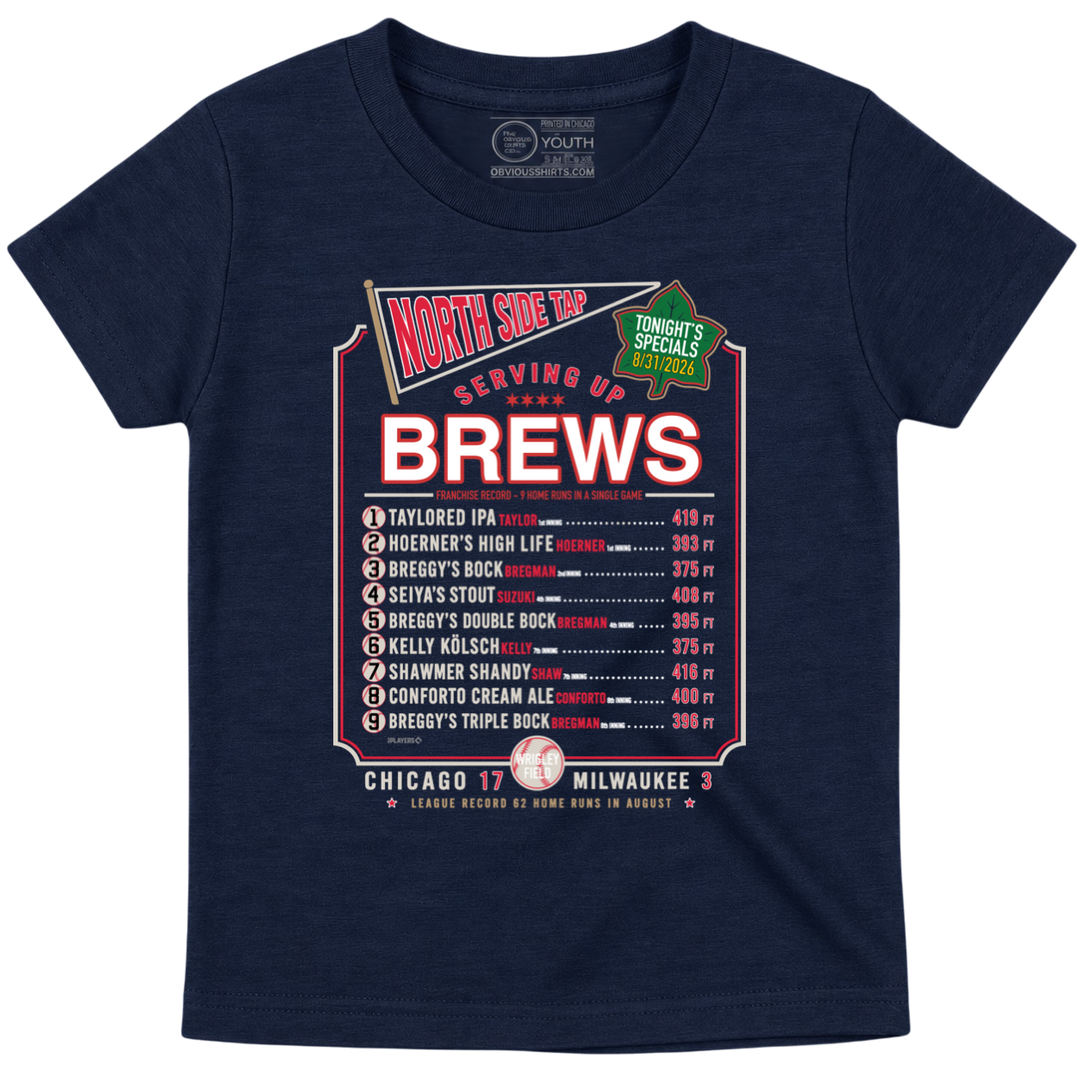 NORTH SIDE TAP - SERVING BREWS (YOUTH)