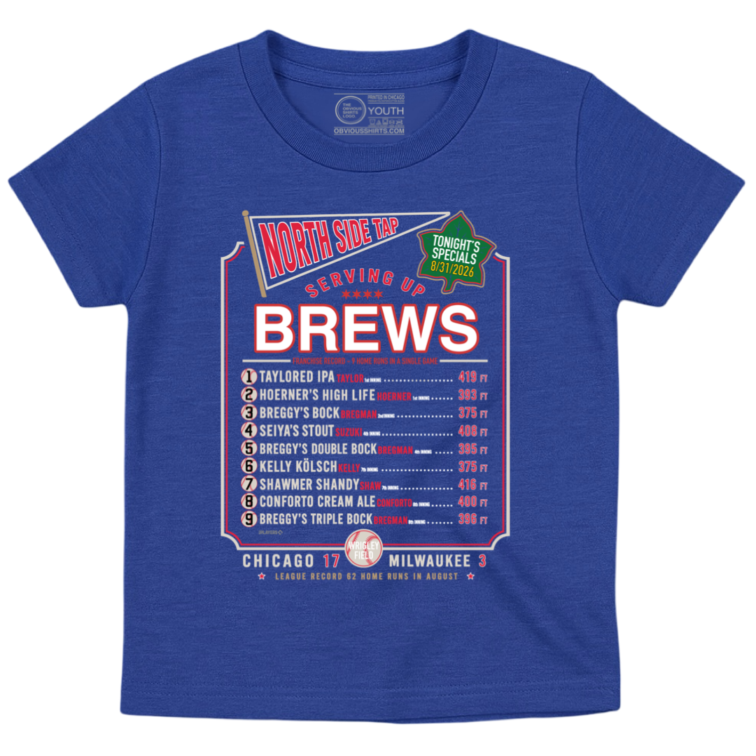NORTH SIDE TAP - SERVING BREWS (YOUTH)