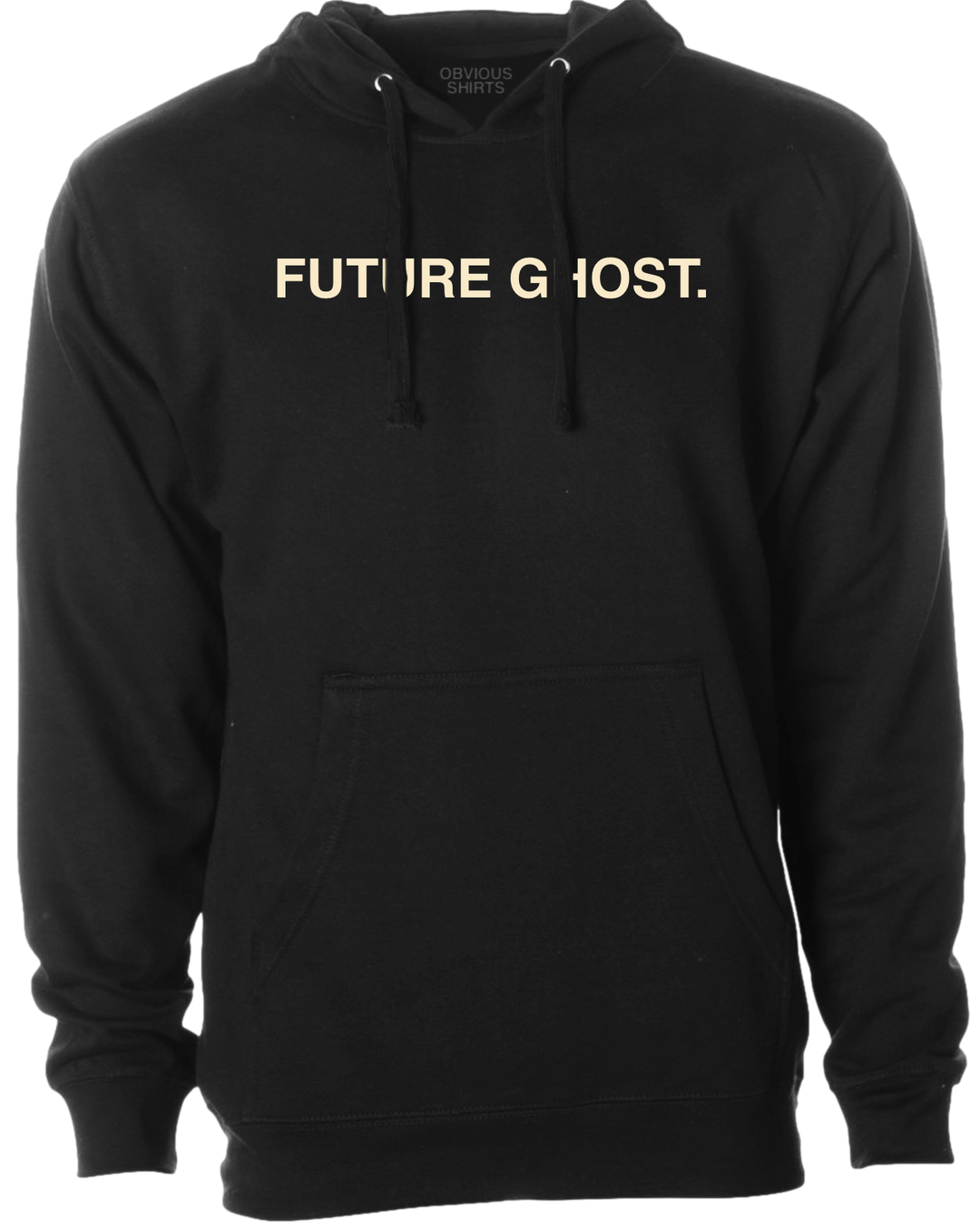 FUTURE GHOST. (GLOW IN THE DARK) HOODED SWEATSHIRT - OBVIOUS SHIRTS