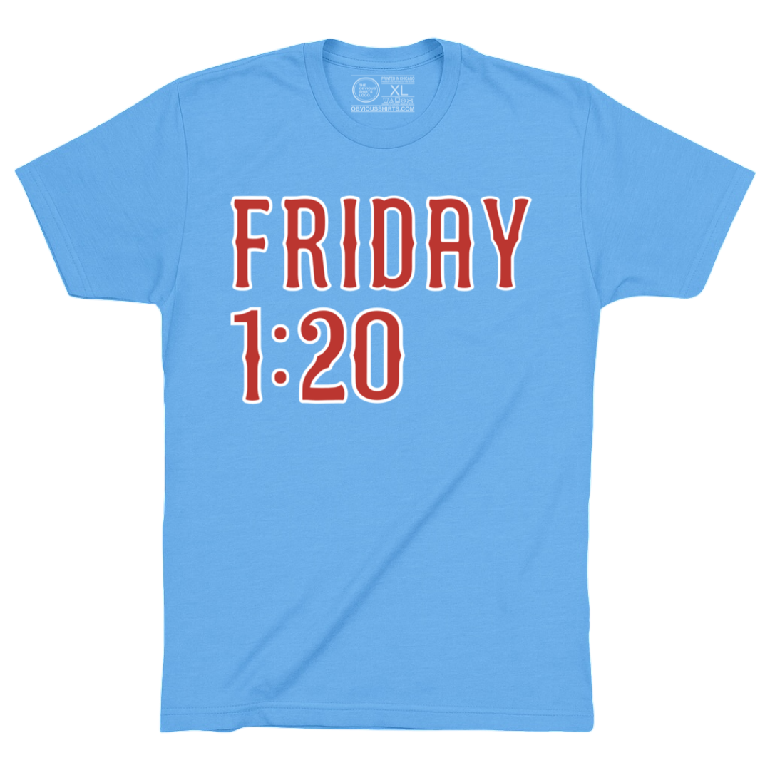 FRIDAY 1:20 (2026 ELECTRIC BLUES) - OBVIOUS SHIRTS