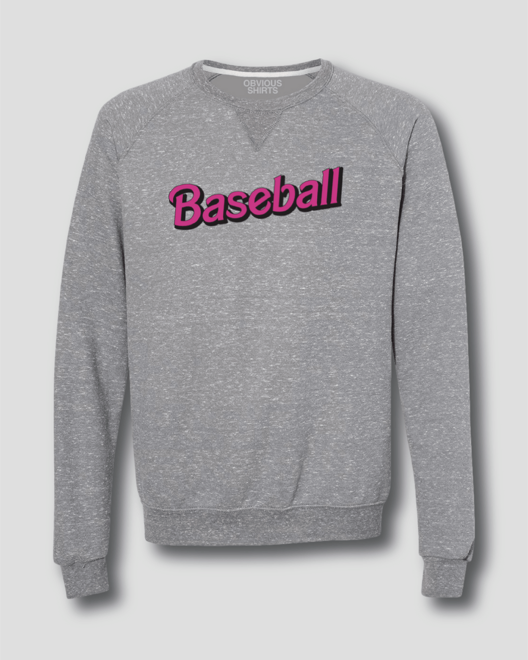 POP CULTURE BASEBALL. (CREW SWEATSHIRT) - OBVIOUS SHIRTS