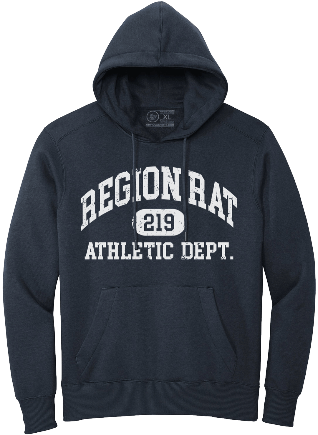 REGION RAT ATHLETIC DEPT. (HOODED SWEATSHIRT) - OBVIOUS SHIRTS