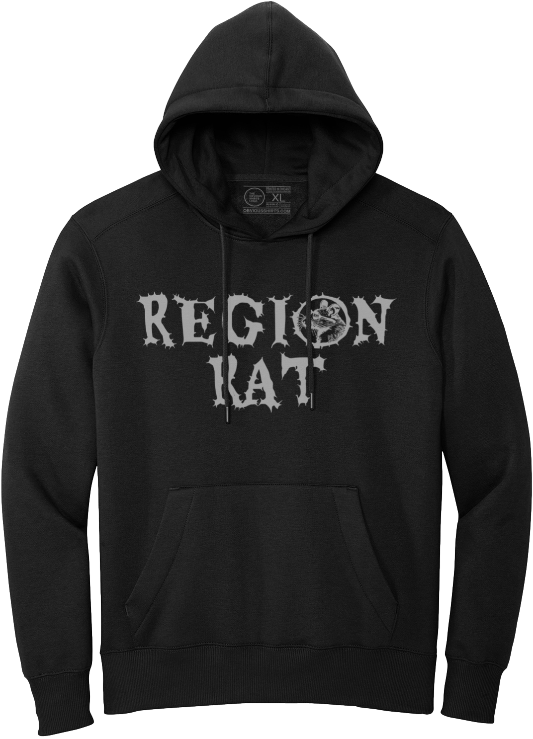 REGION RAT. (HOODED SWEATSHIRT) - OBVIOUS SHIRTS