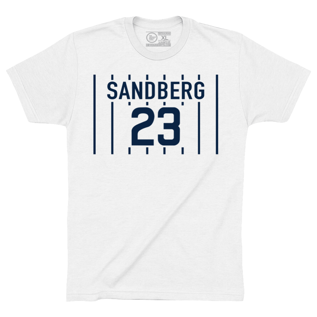 RYNE SANDBERG RETIREMENT FLAG. - OBVIOUS SHIRTS