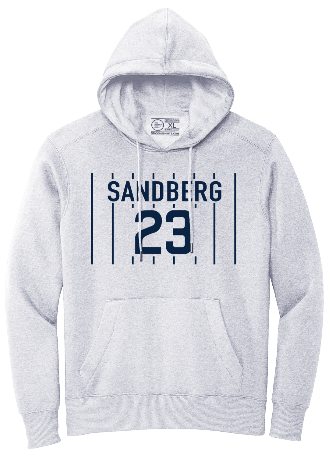 RYNE SANDBERG RETIREMENT FLAG. (HOODIE) - OBVIOUS SHIRTS