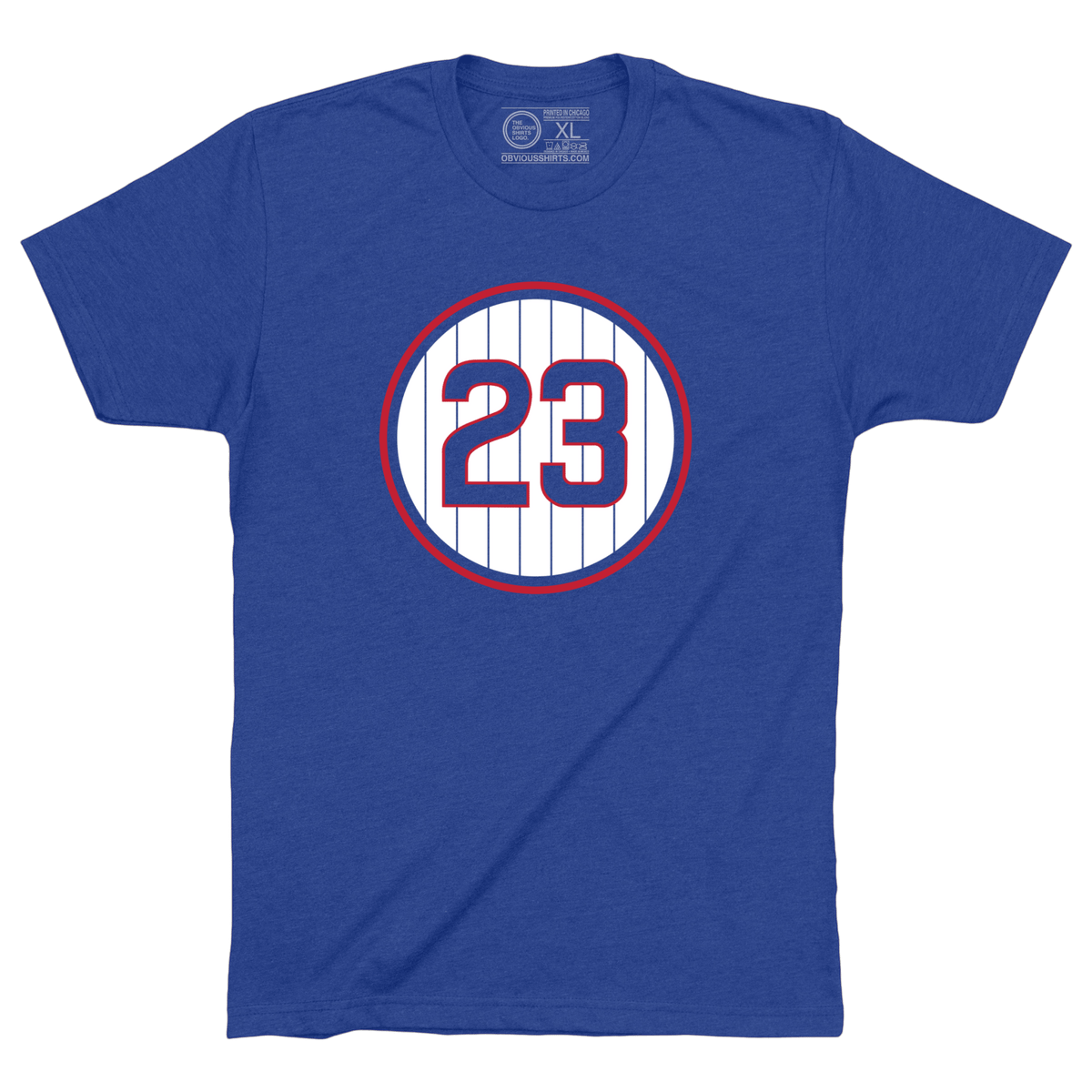 RYNE SANDBERG RETIREMENT LOGO. | OBVIOUS SHIRTS.