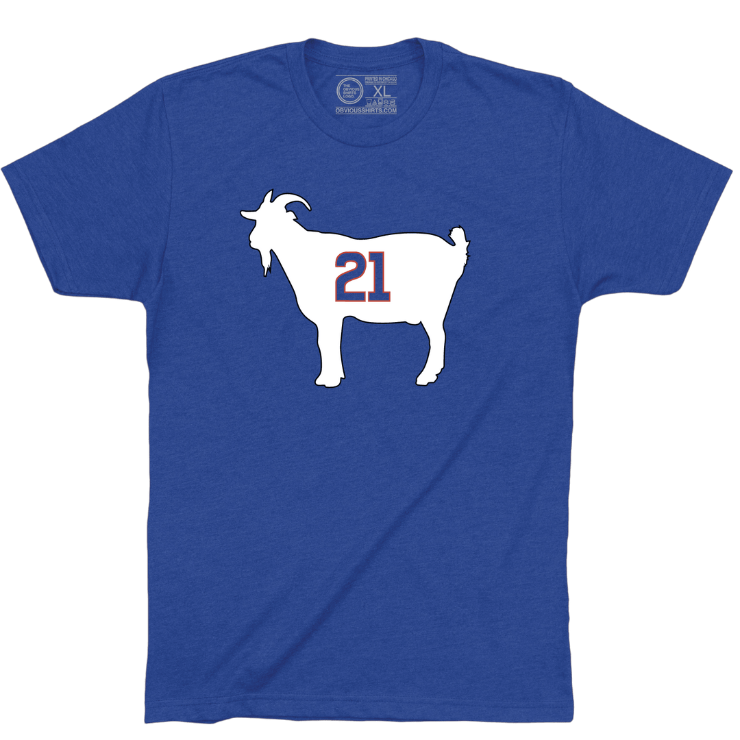 SAMMY SOSA IS MY GOAT. (BLUE) - OBVIOUS SHIRTS