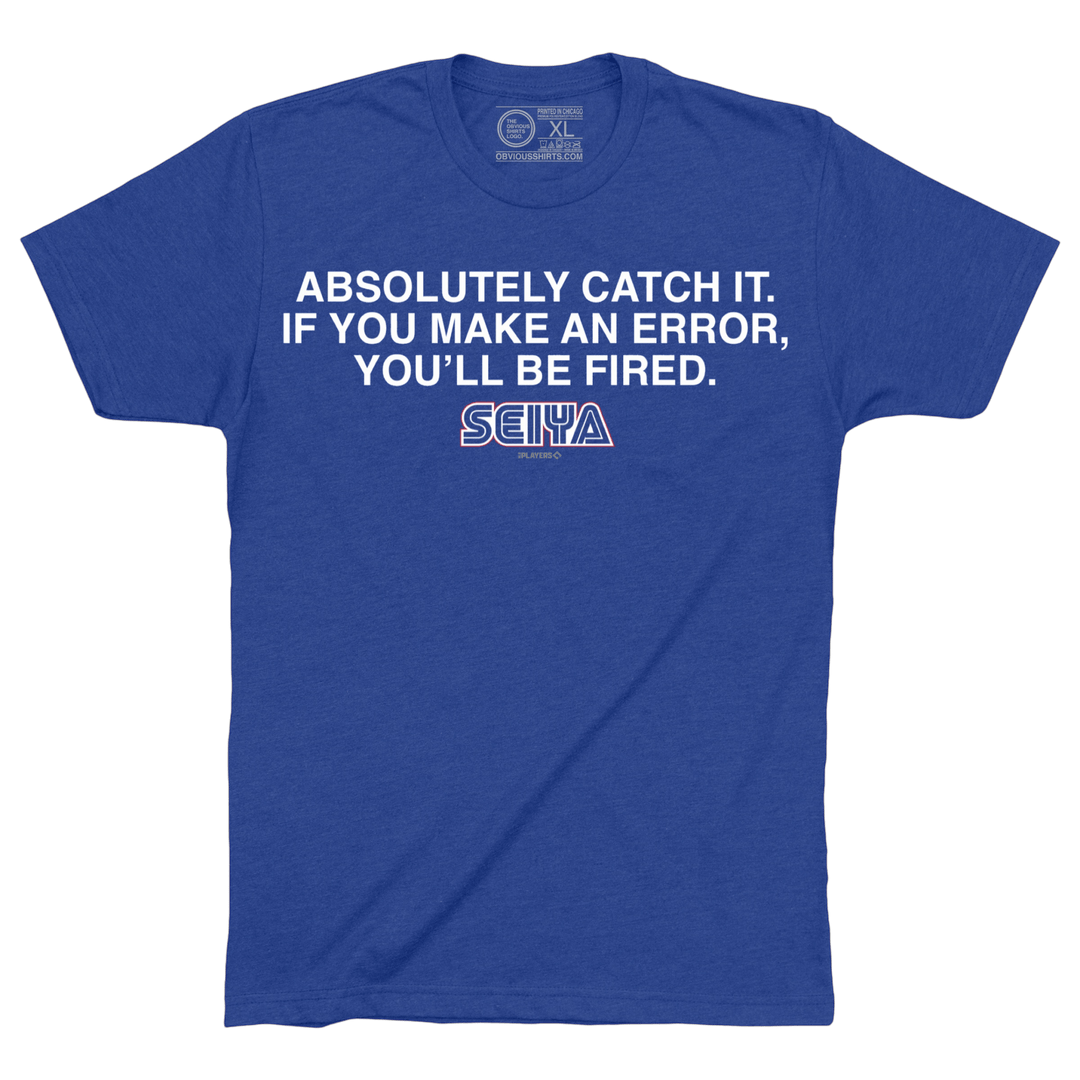 SEIYA'S ADVICE TO HIMSELF. - OBVIOUS SHIRTS