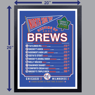 Additional view of Serving Record Setting Brews Poster (18x24) by Obvious Shirts