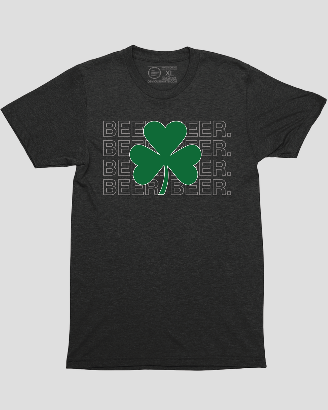 SHAMROCK AND BEERS. - OBVIOUS SHIRTS