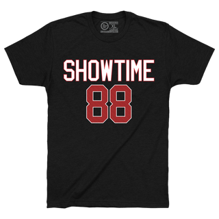 Showtime is Back. (Black) shirt featuring Michael Jordan by Obvious Shirts