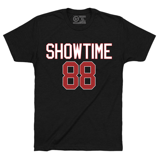 SHOWTIME IS BACK. (BLACK) - OBVIOUS SHIRTS
