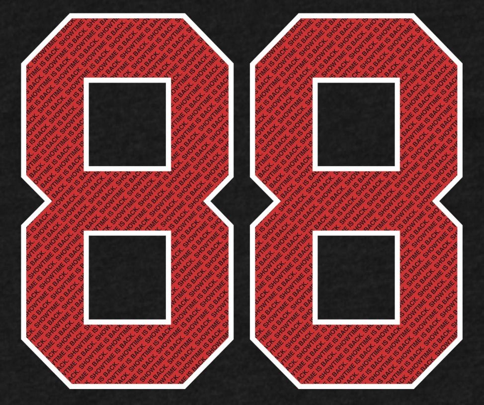SHOWTIME IS BACK. (BLACK) - OBVIOUS SHIRTS