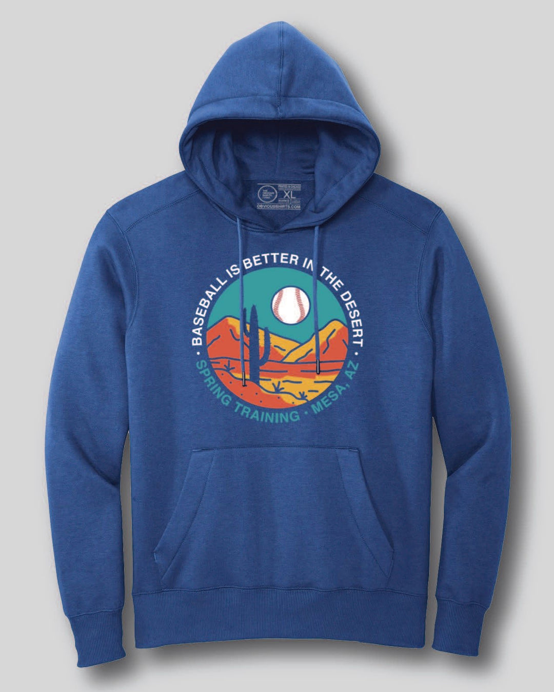 SPRING TRAINING LOGO (HOODED SWEATSHIRT) - OBVIOUS SHIRTS