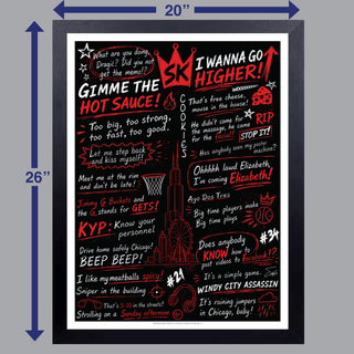 STACEY KING SAYINGS POSTER (WITH FRAME) - OBVIOUS SHIRTS