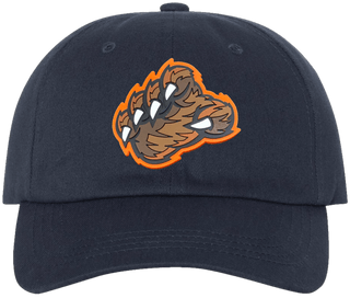 THE BEAR CLAW NAVY DAD HAT. - OBVIOUS SHIRTS