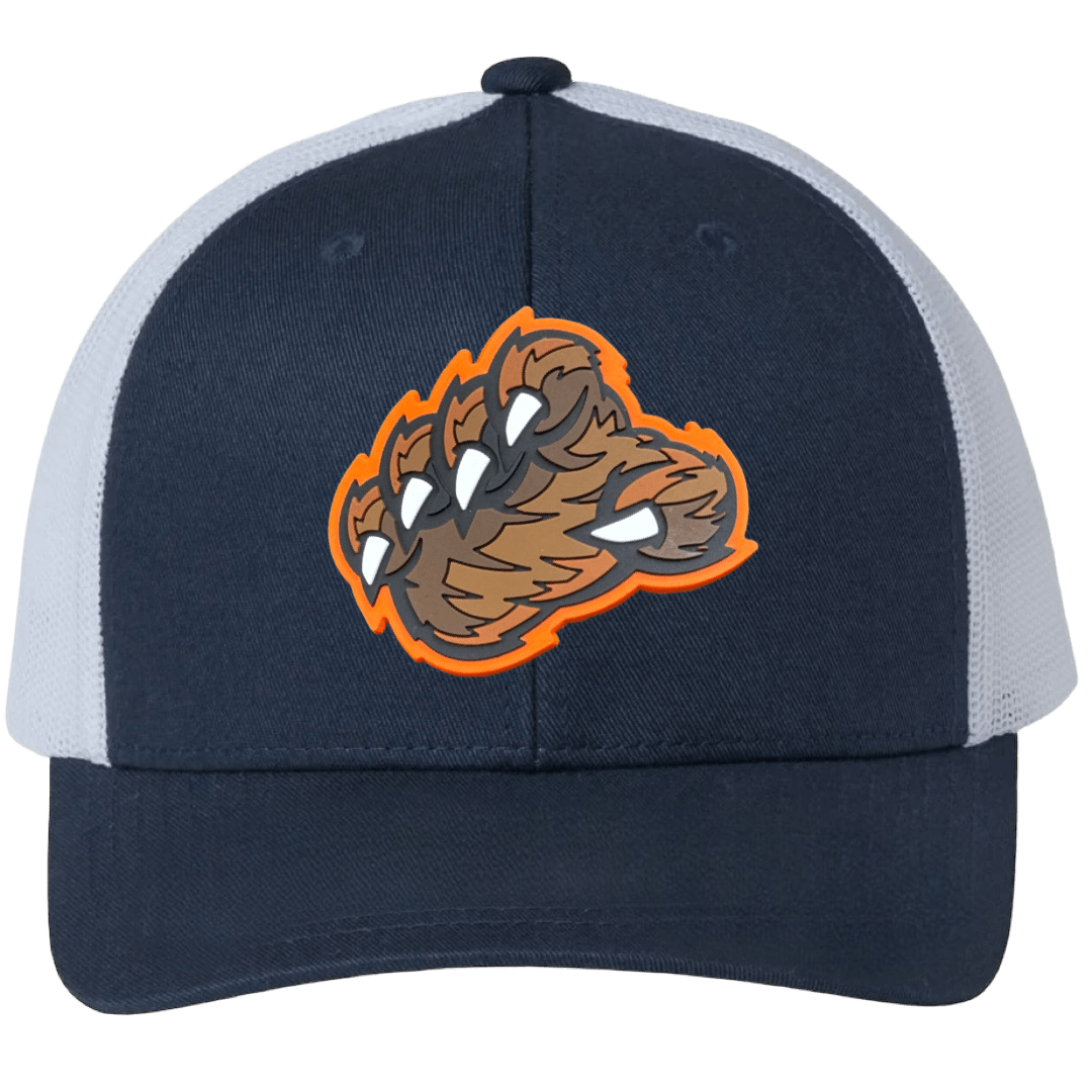 THE BEAR CLAW SNAPBACK HAT (NAVY/WHITE) - OBVIOUS SHIRTS