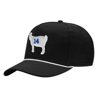 THE GOAT SNAPBACK HAT. (BLACK) - OBVIOUS SHIRTS