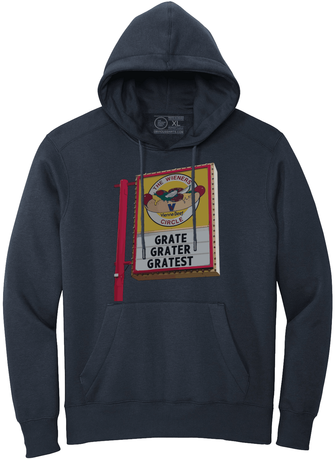 THE GRATEST SIGN EVER! (HOODED SWEATSHIRT) - OBVIOUS SHIRTS