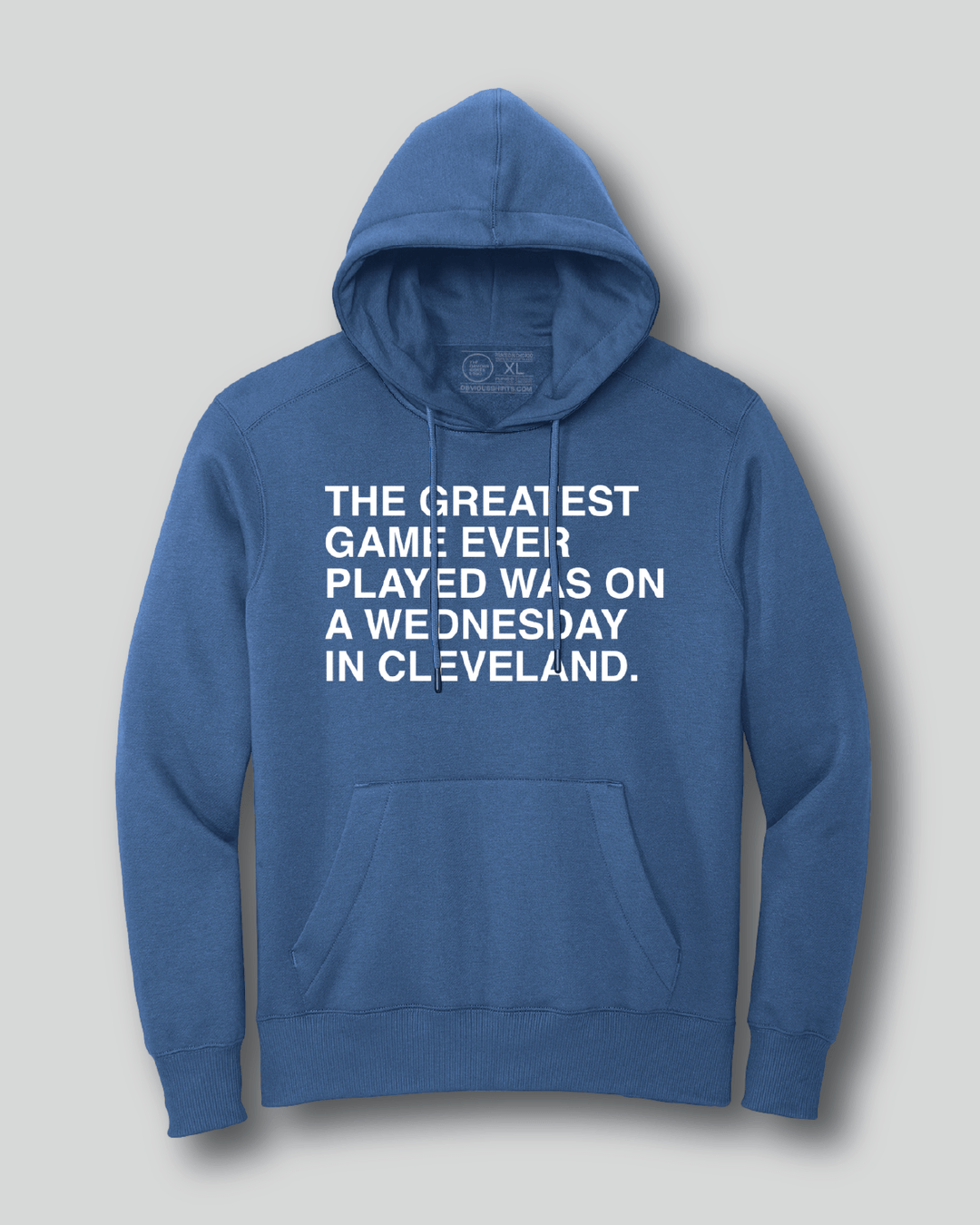 THE GREATEST GAME EVER PLAYED. (HOODED SWEATSHIRT) - OBVIOUS SHIRTS