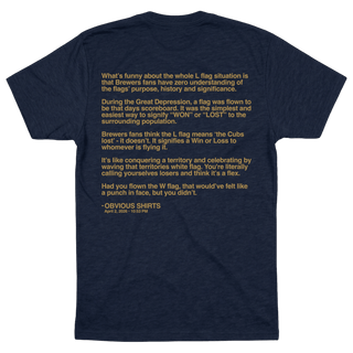 THE HISTORY OF THE L FLAG. - OBVIOUS SHIRTS