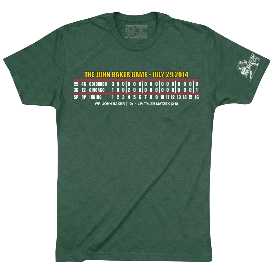 THE JOHN BAKER DAY SHIRT (2026) - OBVIOUS SHIRTS