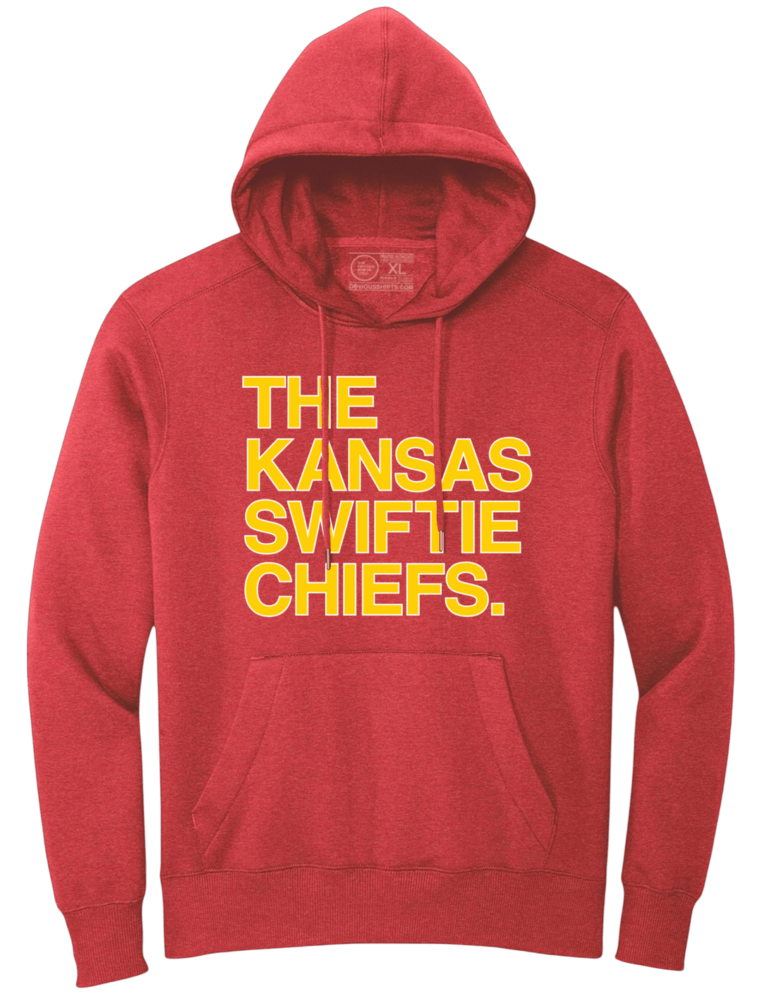 THE KANSAS SWIFTIE CHIEFS. (HOODED SWEATSHIRT) - OBVIOUS SHIRTS