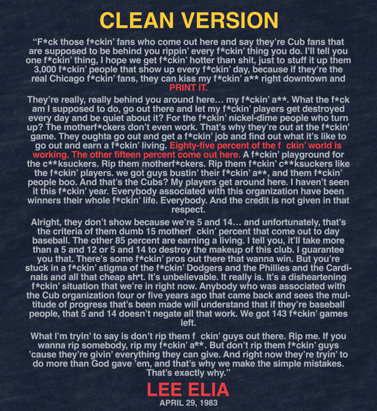 THE LEE ELIA TIRADE (POCKET LOGO) - OBVIOUS SHIRTS