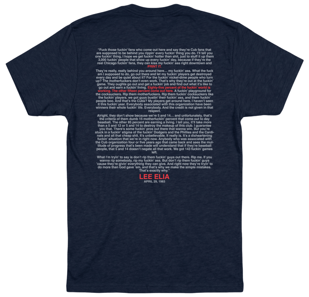 THE LEE ELIA TIRADE (POCKET LOGO) - OBVIOUS SHIRTS