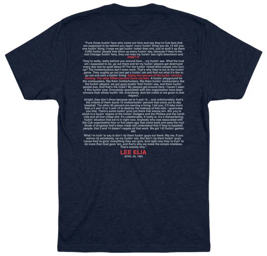 THE LEE ELIA TIRADE (POCKET LOGO) - OBVIOUS SHIRTS