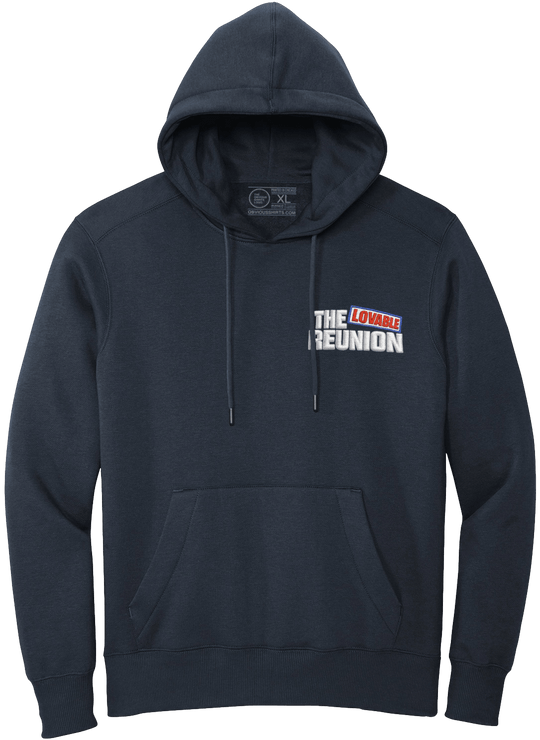 THE LOVABLE REUNION EMBROIDERED POCKET LOGO (HOODIE) - OBVIOUS SHIRTS