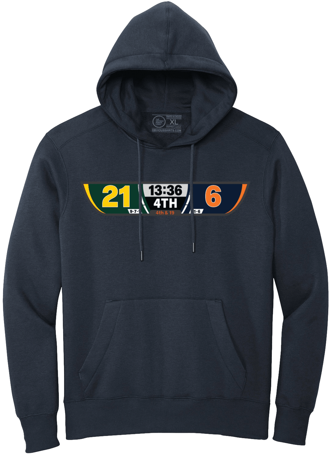 THE SCOREBOARD (HOODED SWEATSHIRT) - OBVIOUS SHIRTS