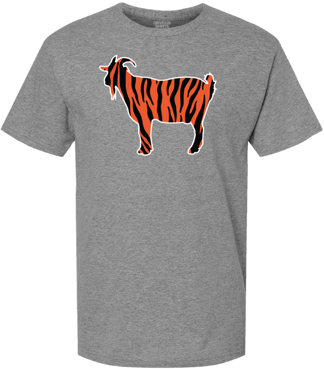 THE TIGER GOAT. (HEATHER GREY) - OBVIOUS SHIRTS