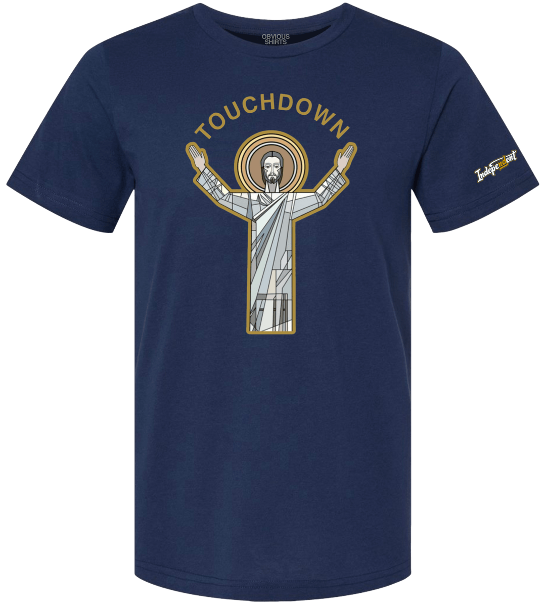 TOUCHDOWN JESUS. - OBVIOUS SHIRTS