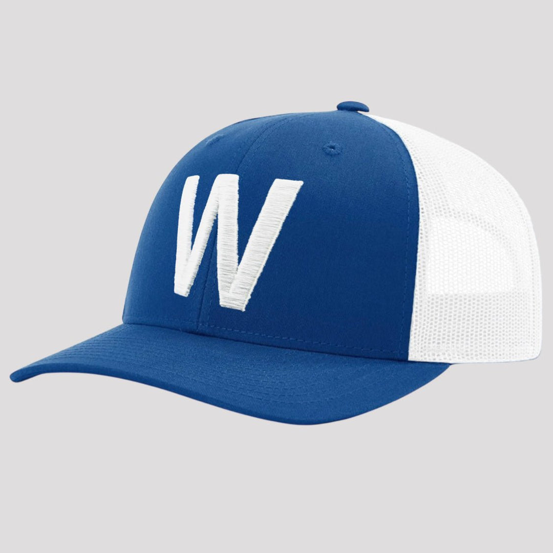 W SNAPBACK HAT. (ROYAL/WHITE) - OBVIOUS SHIRTS