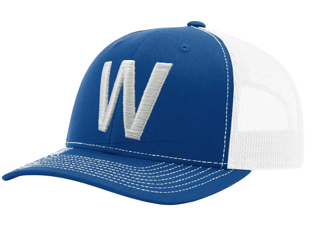 W SNAPBACK HAT. (ROYAL/WHITE) - OBVIOUS SHIRTS