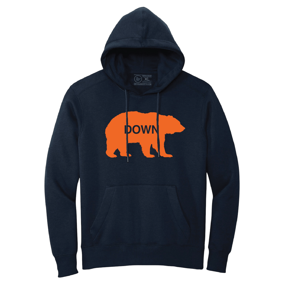 WALKING BEAR DOWN (HOODED SWEATSHIRT) - OBVIOUS SHIRTS