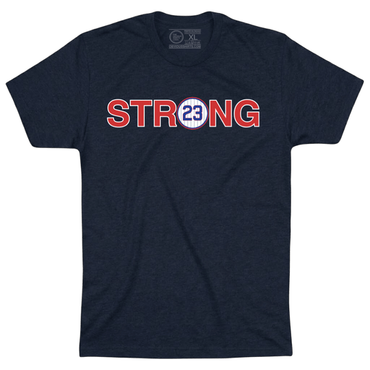 WE ARE ALL RYNO STRONG. (NAVY) - OBVIOUS SHIRTS