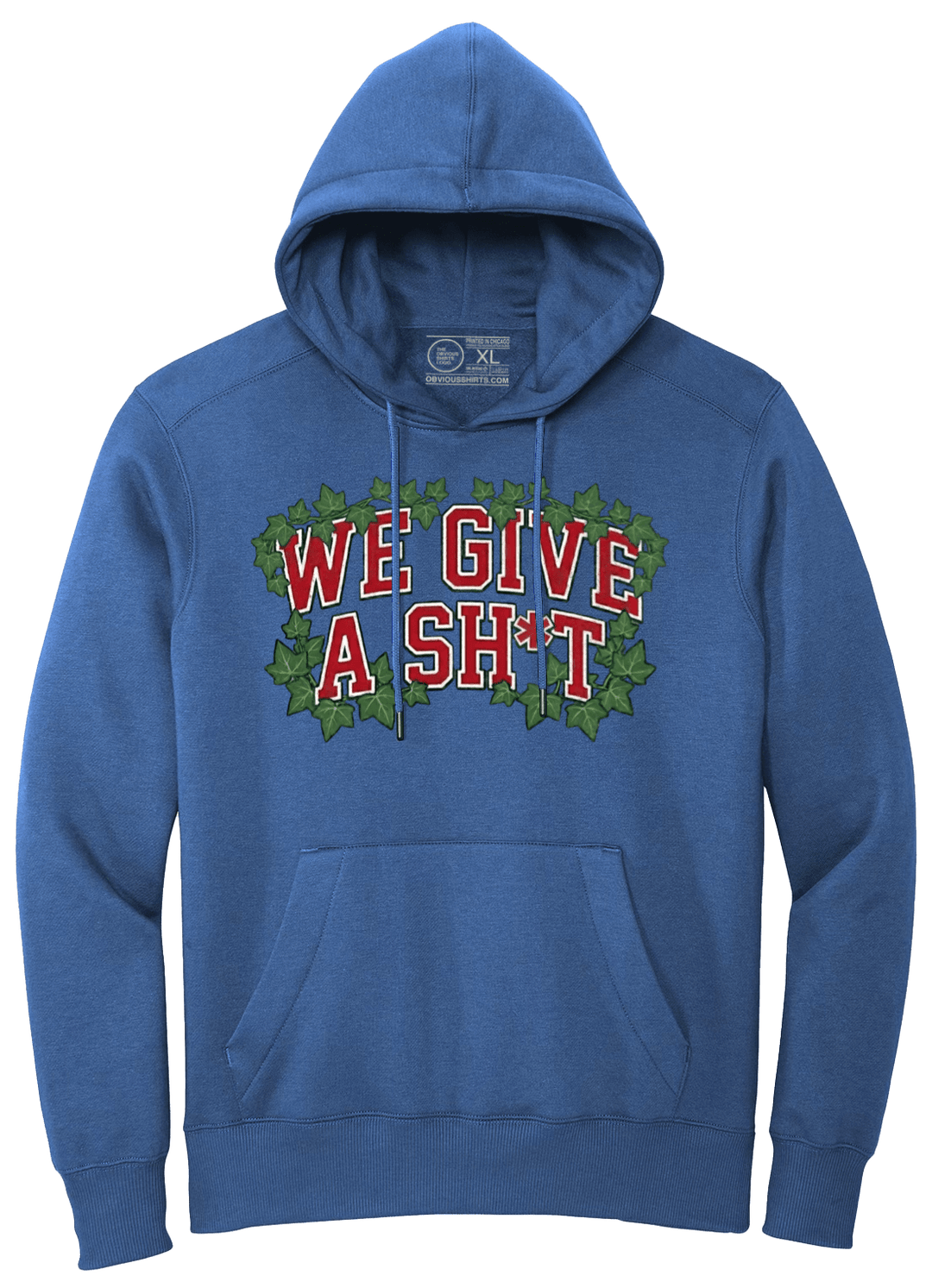 WE GIVE A SH*T. (GRAPHIC HOODED SWEATSHIRT) - OBVIOUS SHIRTS