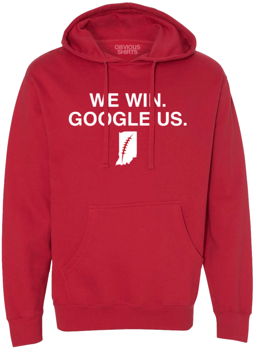 WE WIN. GOOGLE US. (HOODED SWEATSHIRT) - OBVIOUS SHIRTS