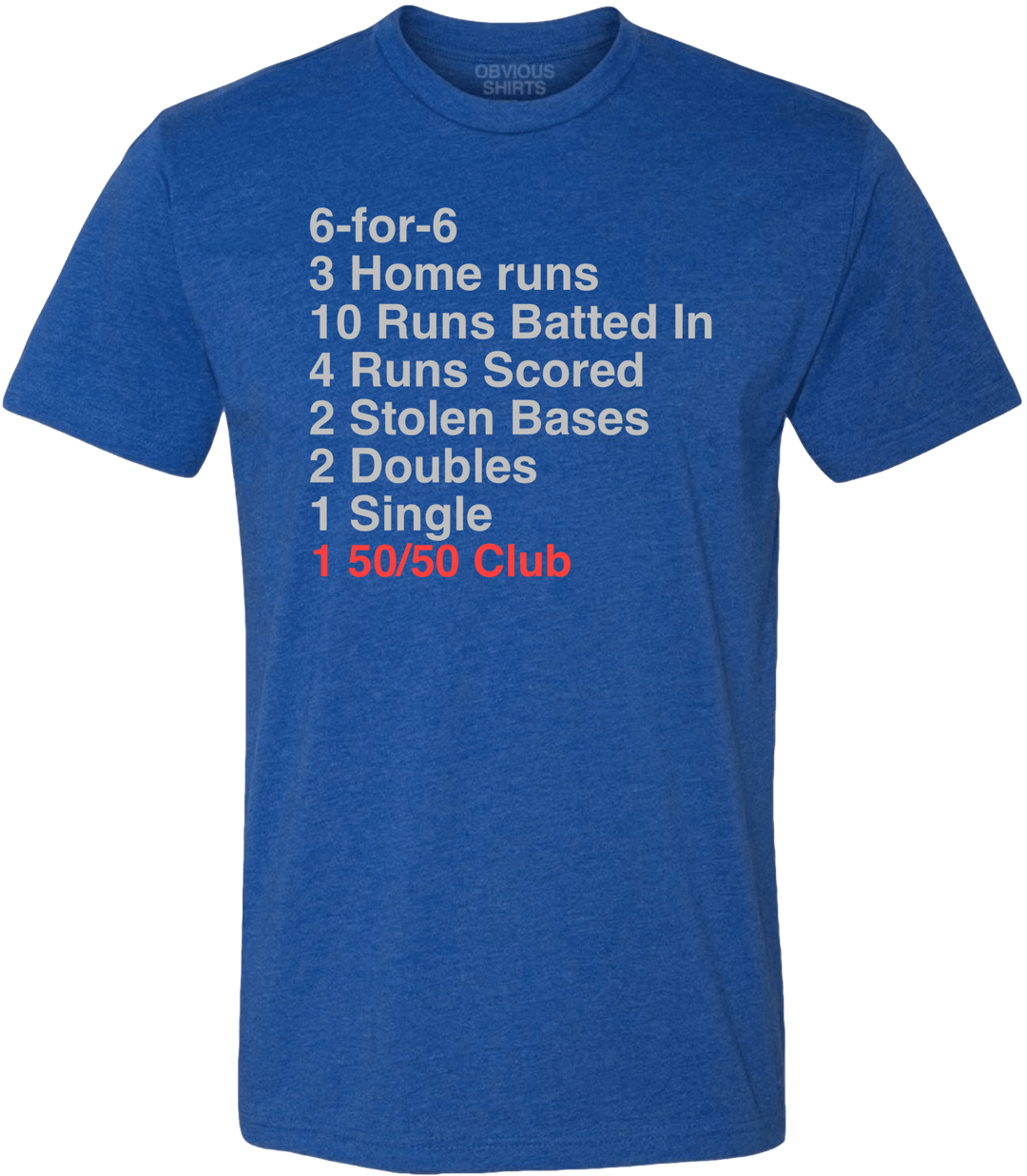 WHAT HAVING A GOOD GAME LOOKS LIKE. - OBVIOUS SHIRTS