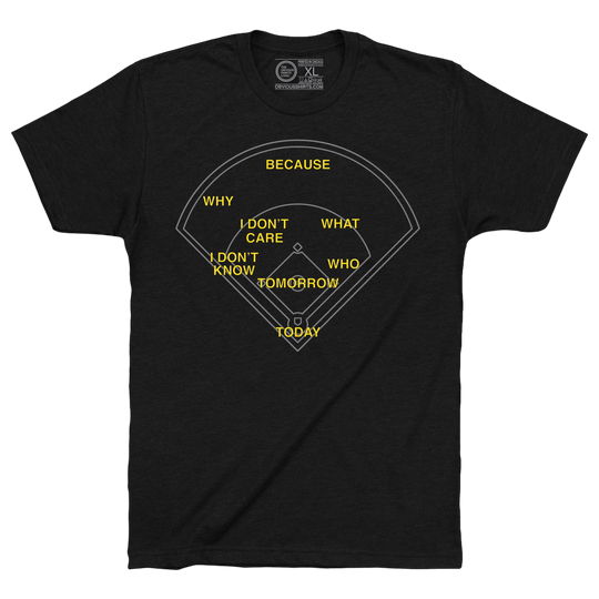 WHO'S ON FIRST? - OBVIOUS SHIRTS