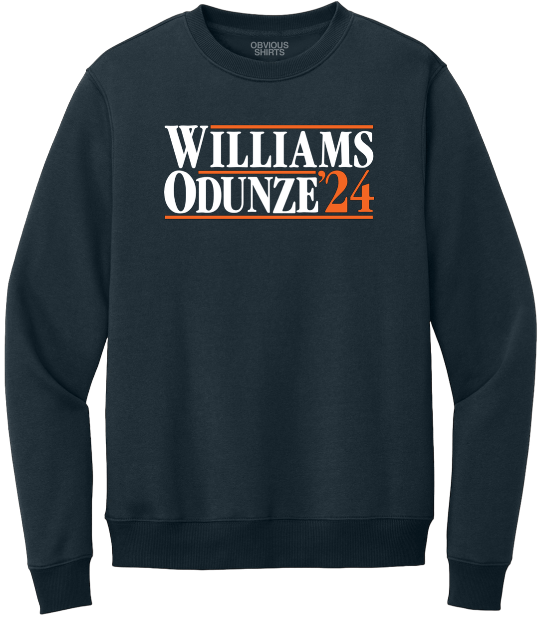 WILLIAMS ODUNZE 2024 (CREW SWEATSHIRT) - OBVIOUS SHIRTS