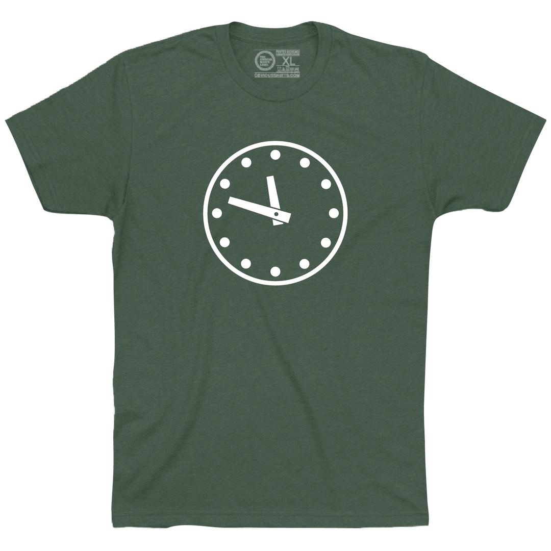 WRIGLEY CLOCK 11:47PM - OBVIOUS SHIRTS