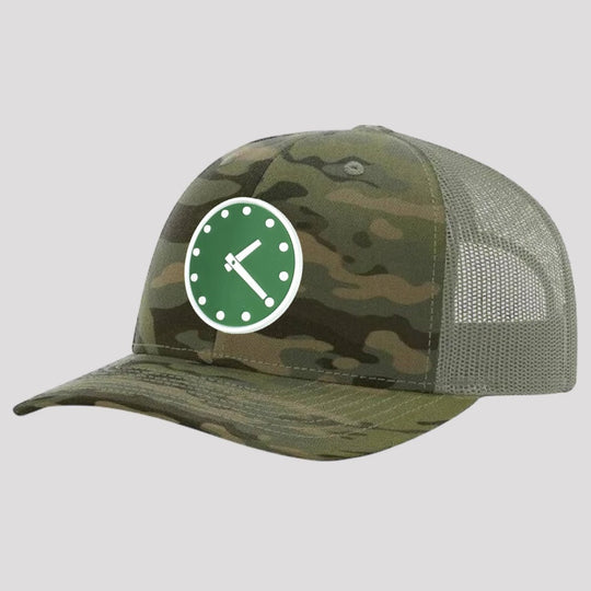 WRIGLEY CLOCK CAMO. (SNAPBACK HAT) - OBVIOUS SHIRTS