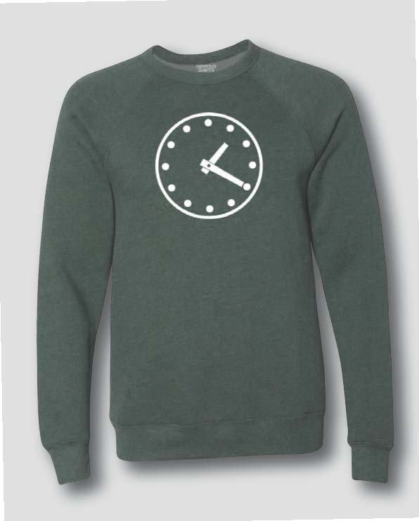 WRIGLEY CLOCK (CREW SWEATSHIRT) - OBVIOUS SHIRTS