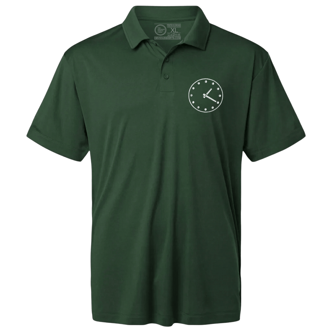 WRIGLEY CLOCK EMBROIDERED POLO. - OBVIOUS SHIRTS