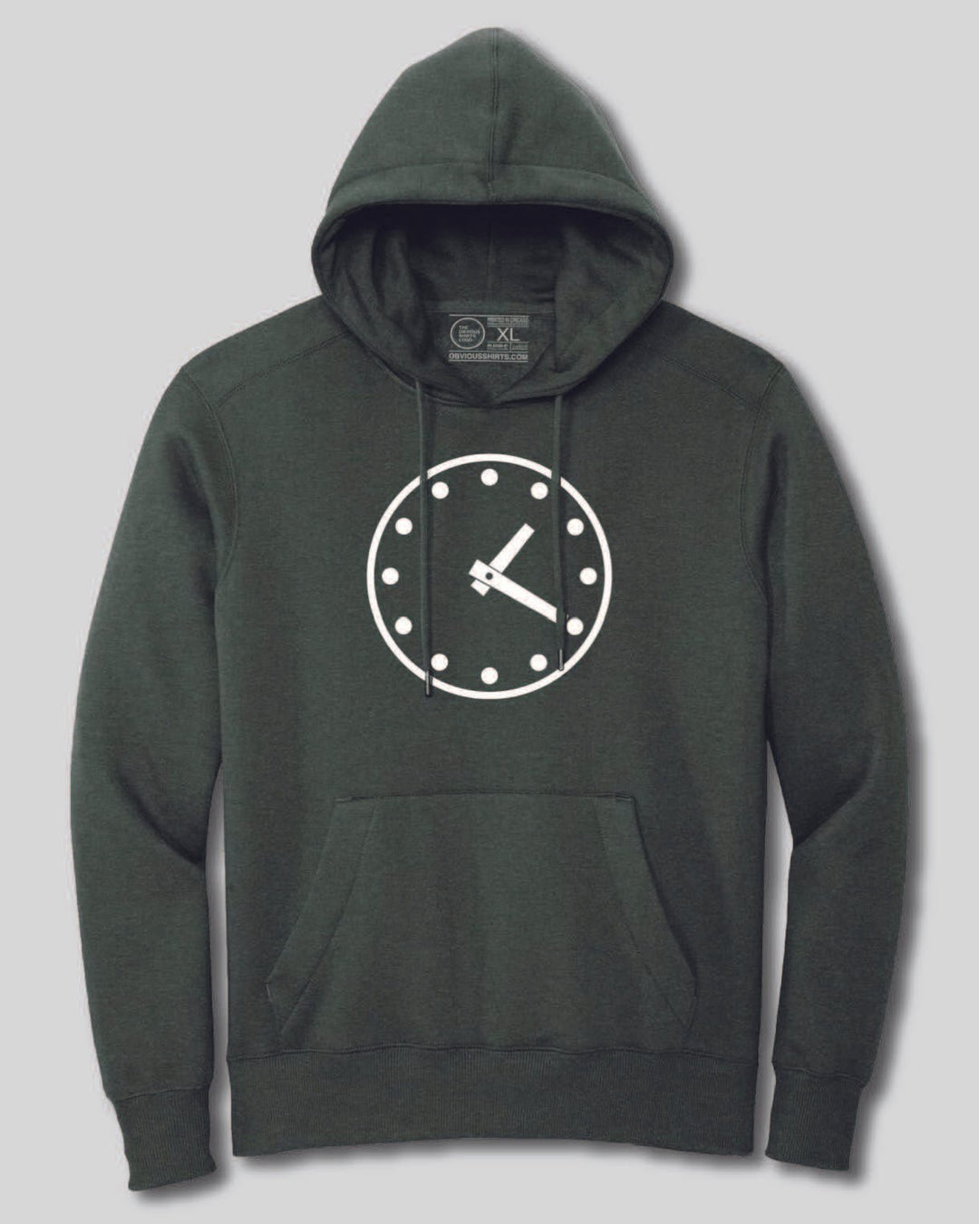 WRIGLEY CLOCK. (HOODED SWEATSHIRT) - OBVIOUS SHIRTS